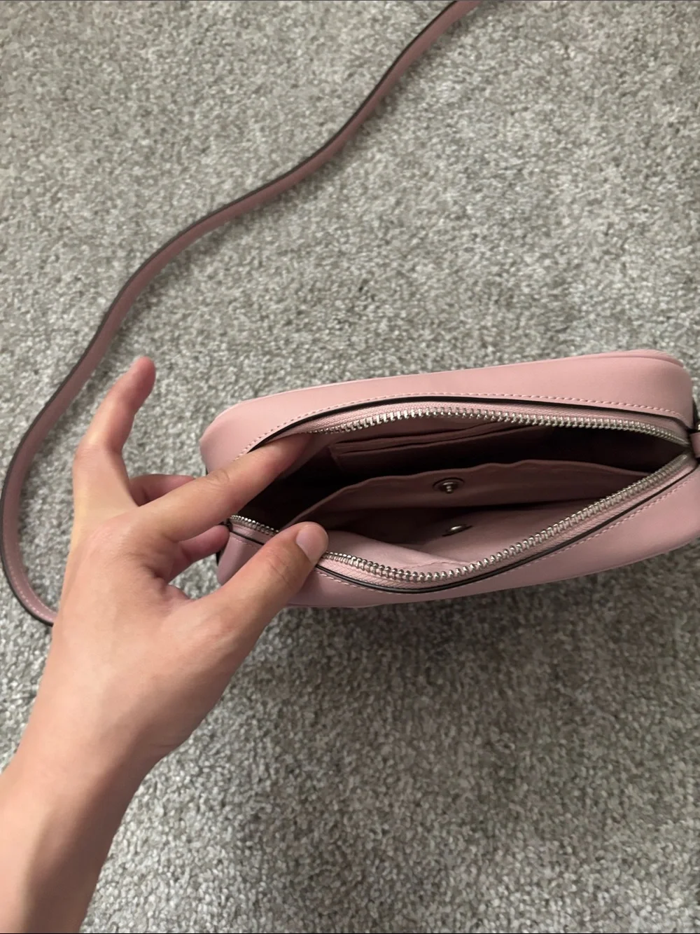Coach Quilted Crossbody Bag in Pink